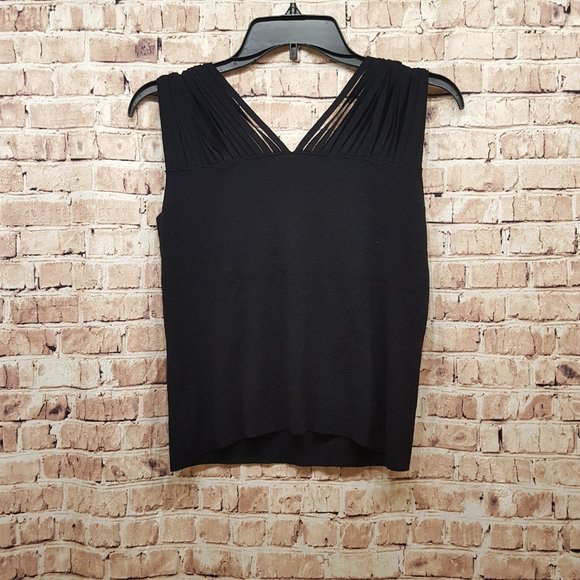 Christina Rotelli Sweater Tank Top BLACK Size Med   NWOT - Picture 5 of 8